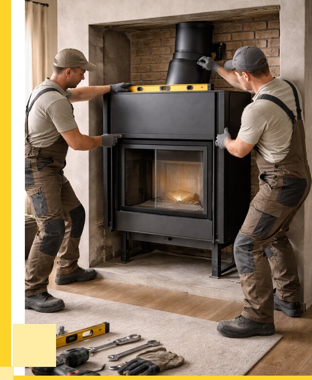 Установка каминных топок в Донецке под ключ от 19706 р. | ЭриданДнк