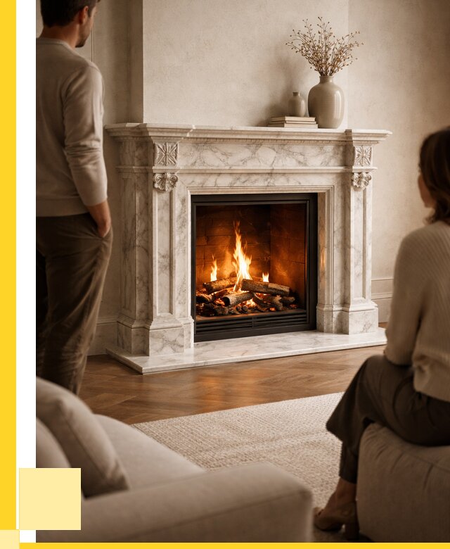 Мраморные камины под ключ в Донецке от 273700 р. | ЭриданДнк