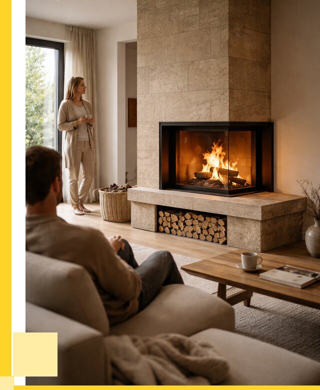 Угловые камины из кирпича установка в Донецке от 164220 р. ЭриданДнк