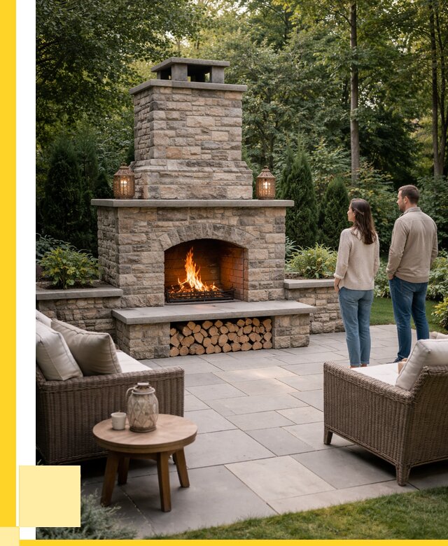 Уличные камины из кирпича в Донецке от 164220 р. | ЭриданДнк