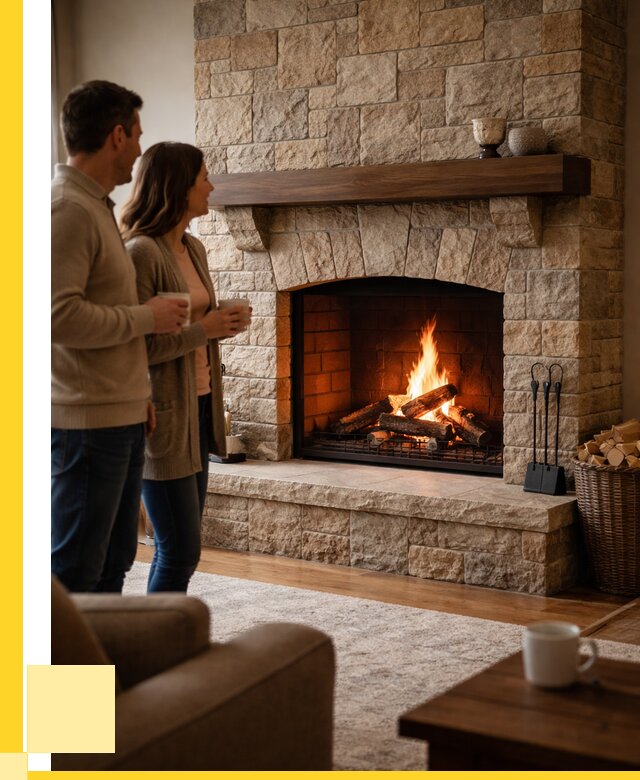 Каменные камины на заказ в Донецке от 197064 р. | ЭриданДнк