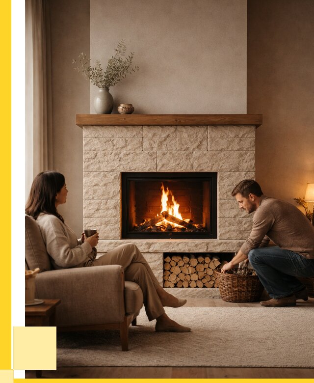 Камины для дома в Донецке под ключ от 164220 р. | ЭриданДнк