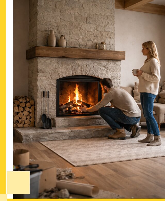 Камины для загородного дома в Донецке от 383180 р., ЭриданДнк