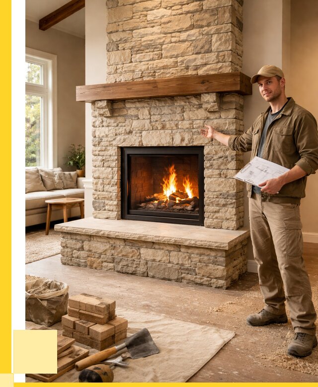 Камины под ключ в Донецке от 197064 р. | ЭриданДнк — установка