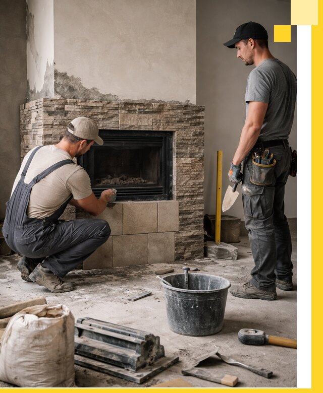 Камины под ключ в Донецке: проект, изготовление и монтаж