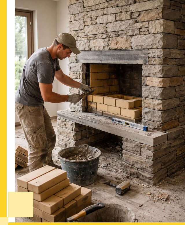 Кладка каминов и камина в Донецке от 27370 р. ЭриданДнк