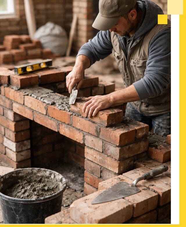 Кладка каминов под ключ в Донецке профессиональная отделка и монтаж