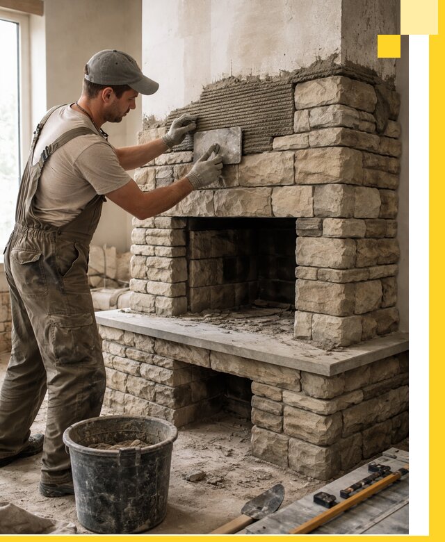 Строительство каминов под ключ в Донецке от проектирования до монтажа