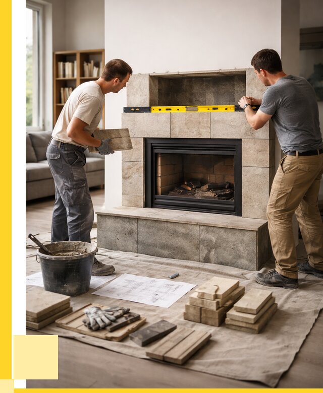 Монтаж каминов и установка в Донецке от 49266 р. | ЭриданДнк