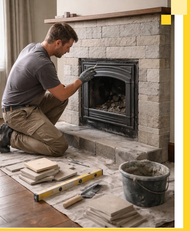 Профессиональный ремонт каминов в Донецке восстановление и сервис