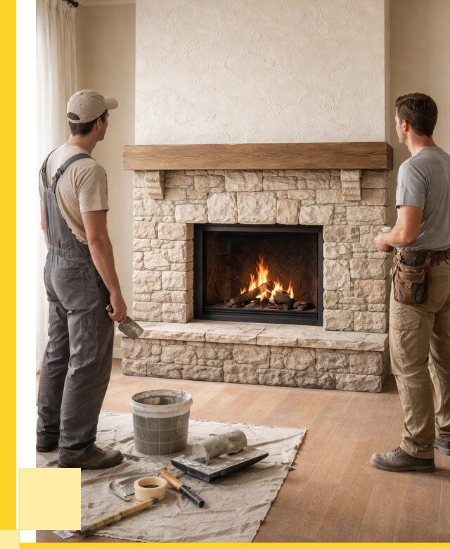 Отделка каминов в Донецке от 7116 р. под ключ | ЭриданДнк