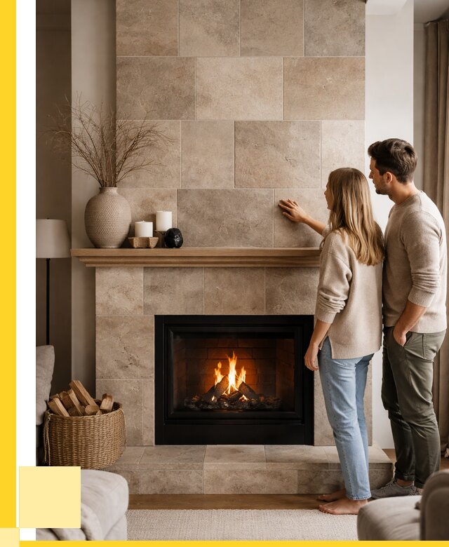 Облицовка каминов керамогранитом в Донецке от 4927 р. | ЭриданДнк