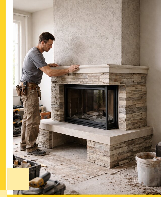 Изготовление каминов под ключ в Донецке от 164220 р. | ЭриданДнк