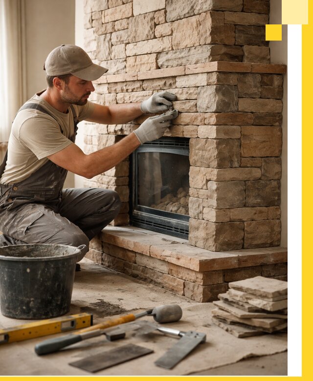 Проектирование и установка печей-каминов под ключ в Донецке