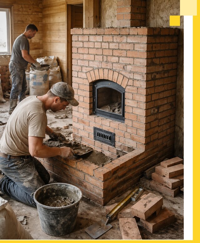 Профессиональное строительство печей в Донецке под ключ