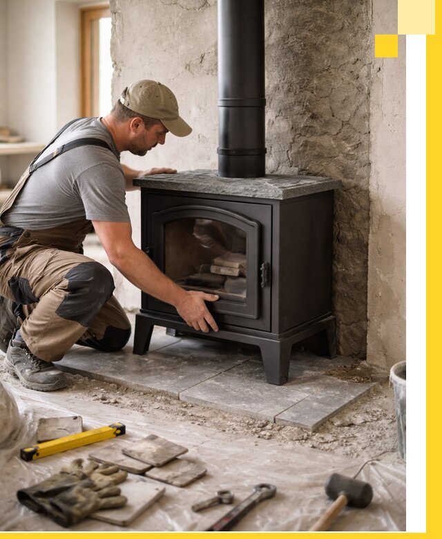 Профессиональный монтаж печей и каминов в Донецке под ключ