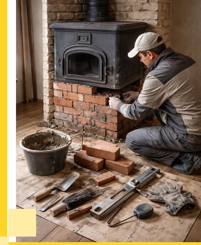 Ремонт печей в Донецке от 13138 р., услуги печника ЭриданДнк