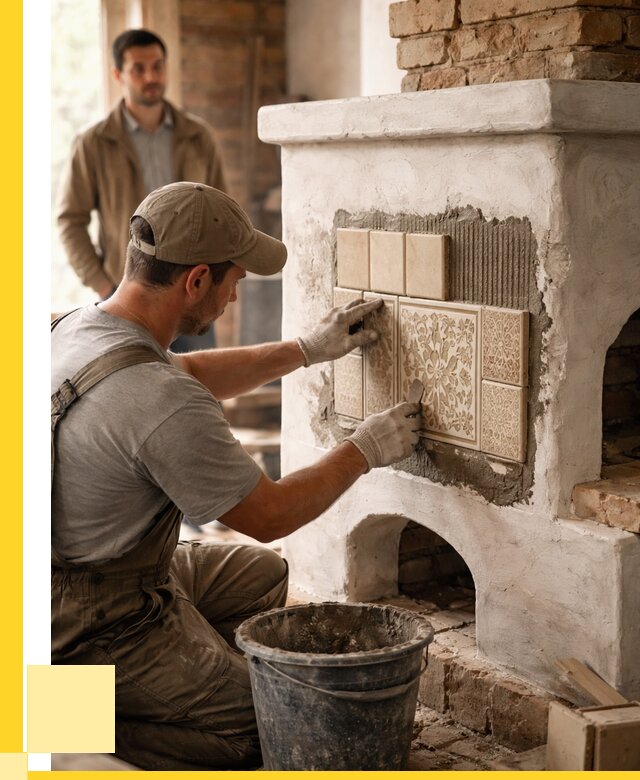 Отделка печей и банных печей в Донецке от 38318 р. | ЭриданДнк