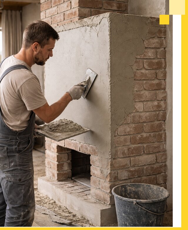 Отделка печей и облицовка каминов в Донецке под ключ