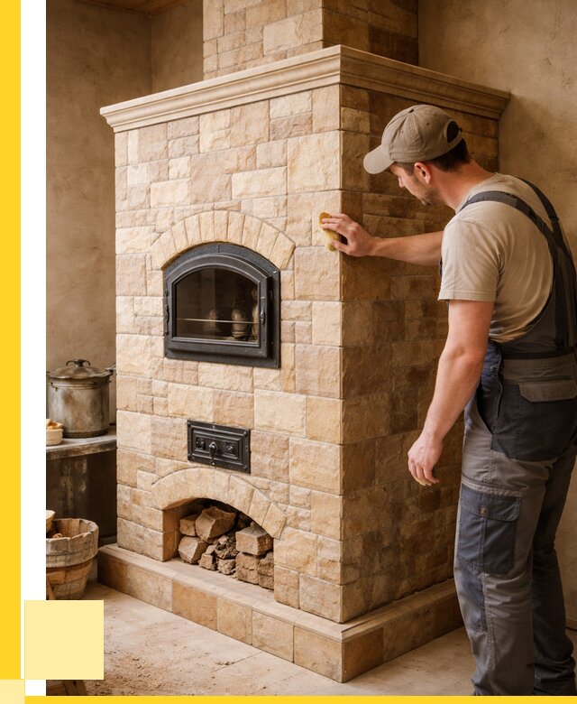 Облицовка печей в Донецке от 4927 р. под ключ | ЭриданДнк