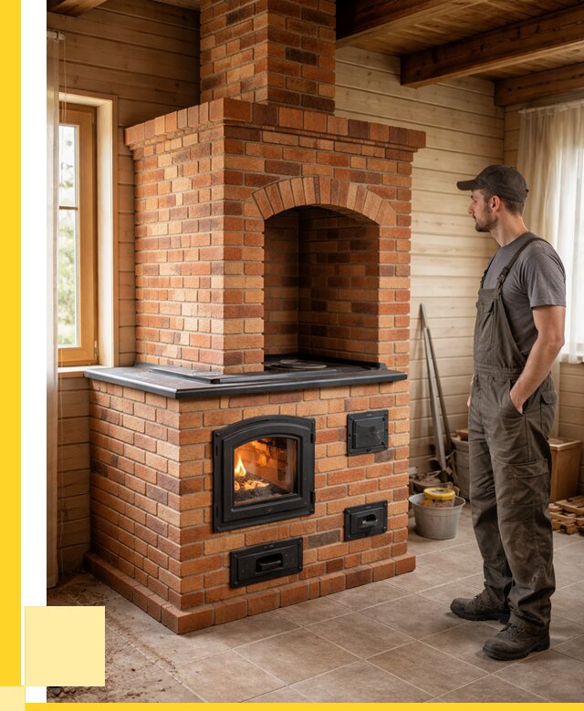 Кирпичные печи в Донецке: купить от 164220 р. | ЭриданДнк