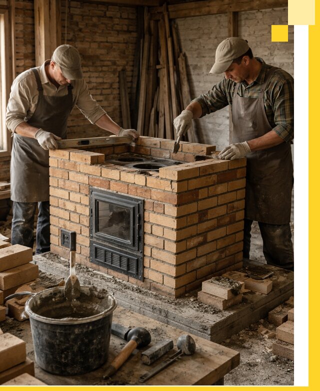 Изготовление и установка варочных печей под ключ в Донецке