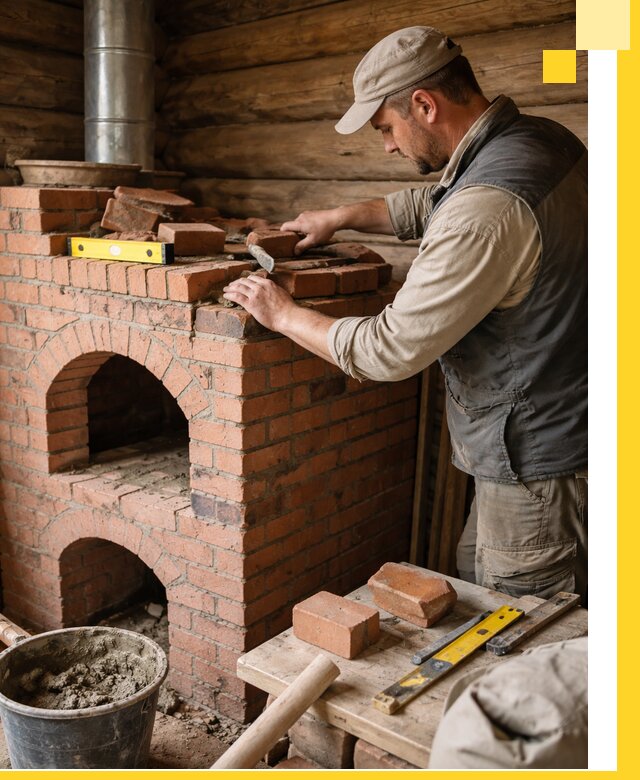 Изготовление и установка русских печей в Донецке под ключ