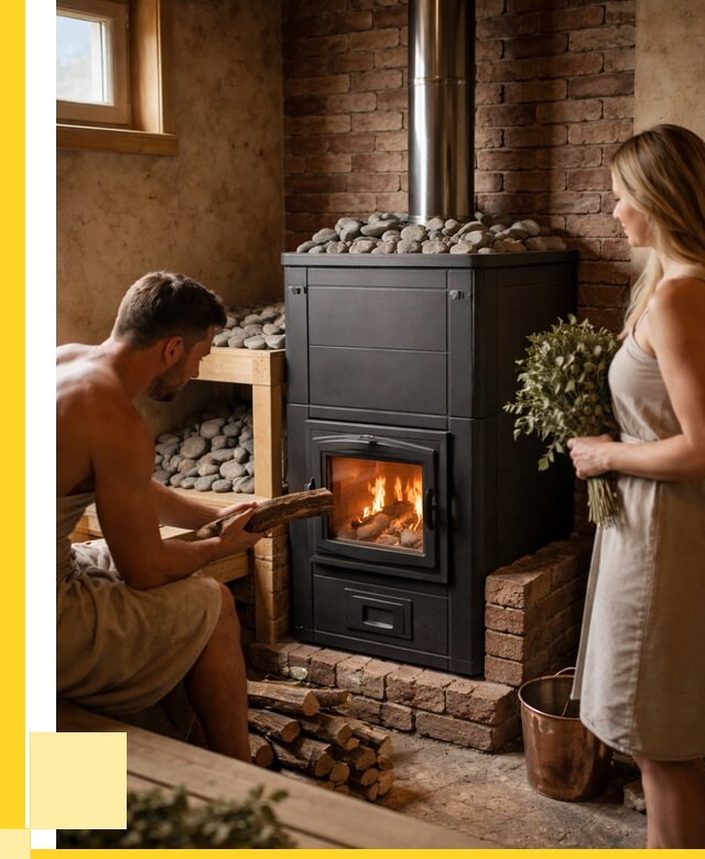 Кирпичная печь для бани на заказ в Донецке от 60214 р. | ЭриданДнк