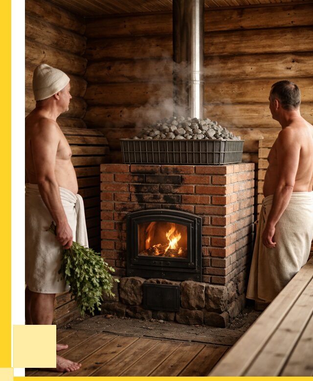 Печи для парной в Донецке под ключ от 71162 р. - ЭриданДнк