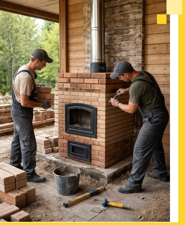 Производство и установка дачных печей под ключ в Донецке