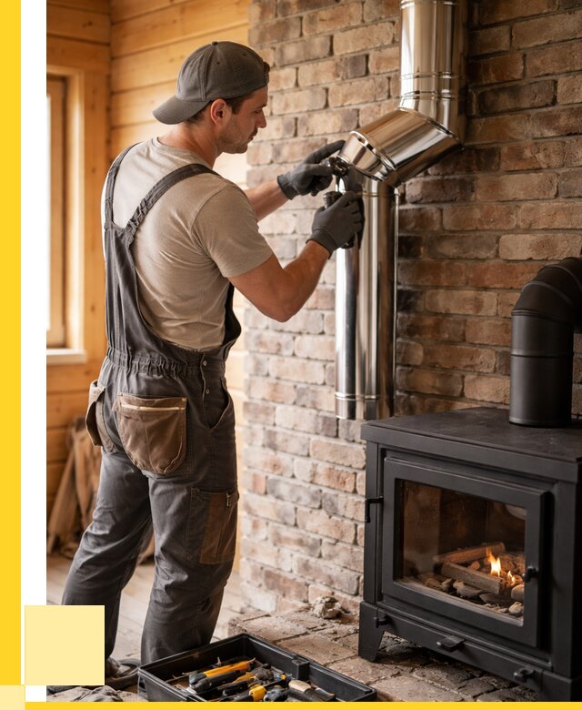 Монтаж дымоходов для печей в Донецке от 8211 р. | ЭриданДнк