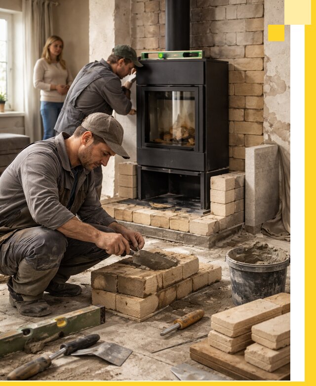 Печи и камины под ключ: проект, установка в Донецке