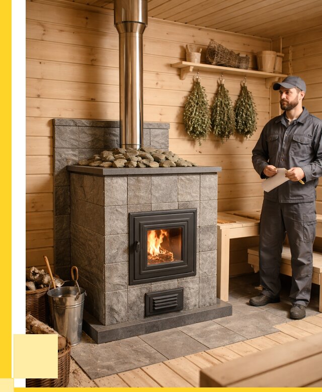 Печи для бани под ключ в Донецке от 131376 р. | ЭриданДнк