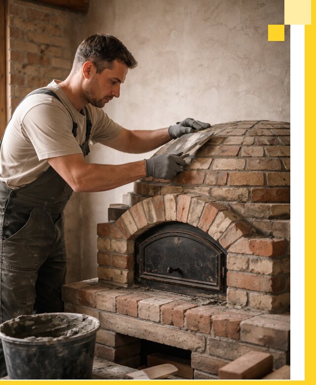 Изготовление и монтаж помпейских печей на заказ в Донецке