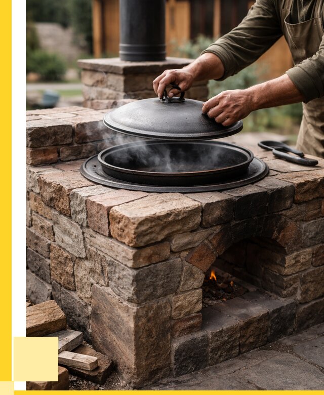 Печи для казана в Донецке по цене от 19706 р. | ЭриданДнк