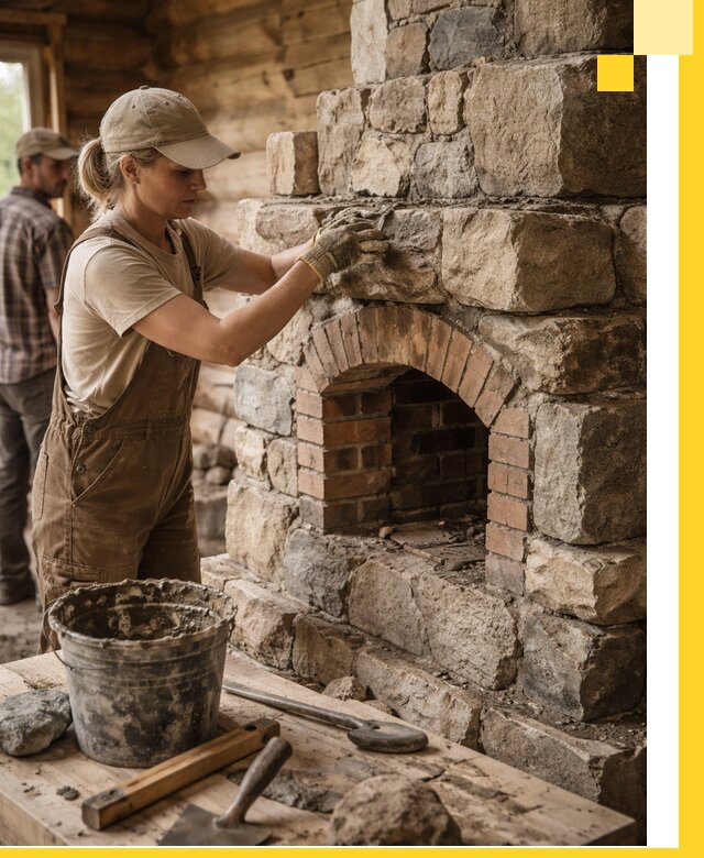 Каменные печи на заказ и монтаж в Донецке, долговечные решения