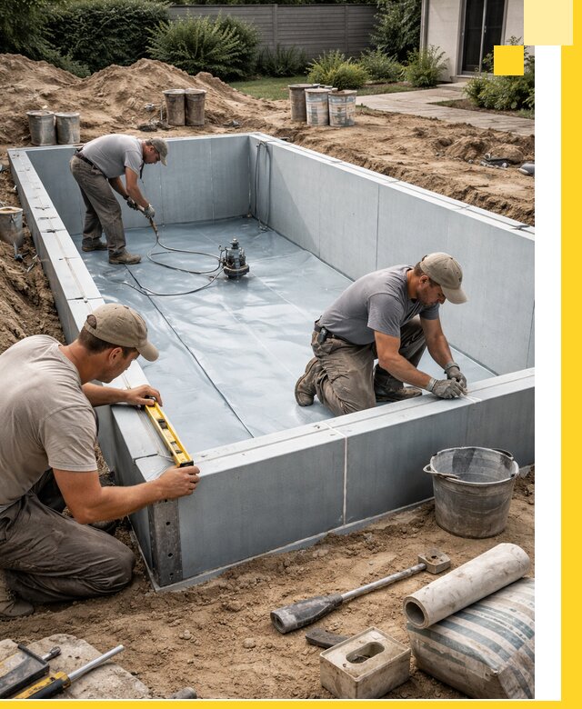 Профессиональный монтаж бассейнов под ключ в Донецке с гарантией