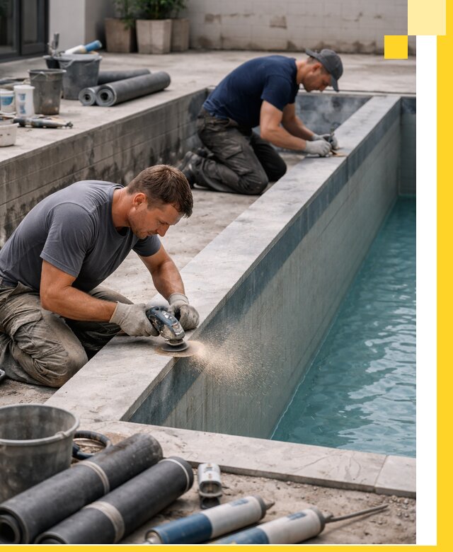 Профессиональный ремонт бассейнов под ключ в Донецке