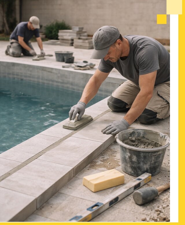 Отделка бассейнов в Донецке: декоративная отделка и гидроизоляция