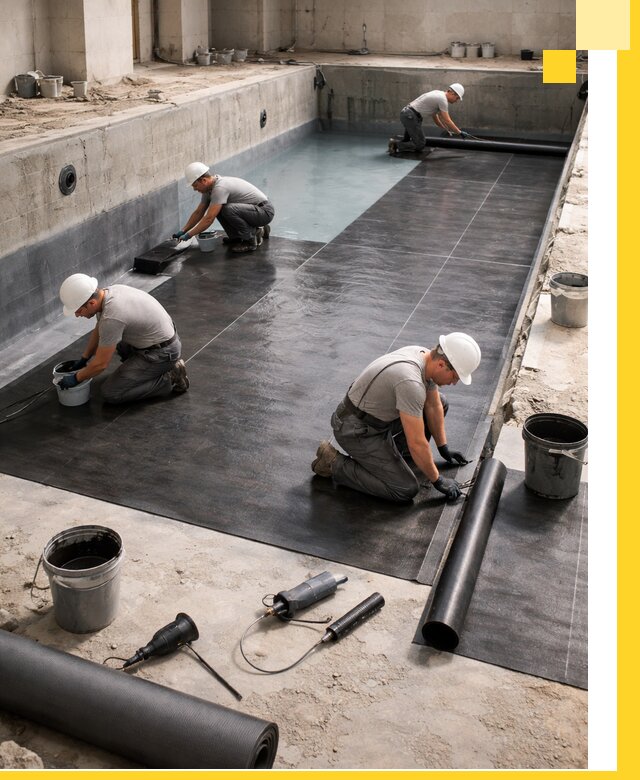 Профессиональная гидроизоляция бассейнов и чаш в Донецке под ключ