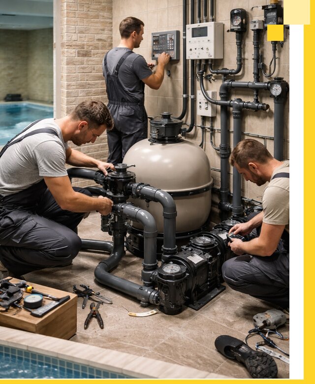 Комплексное оборудование для бассейнов под ключ в Донецке