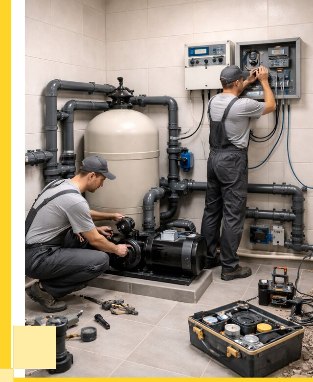 Монтаж оборудования для бассейнов в Донецке от 43792 р. | ЭриданДнк