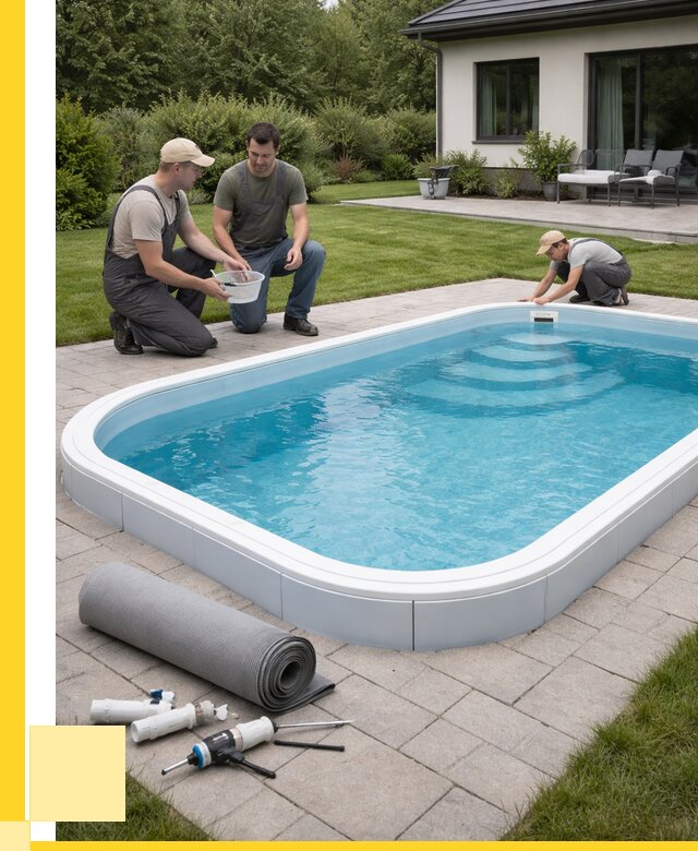 Пластиковый бассейн купить в Донецке от 273700 р., ЭриданДнк