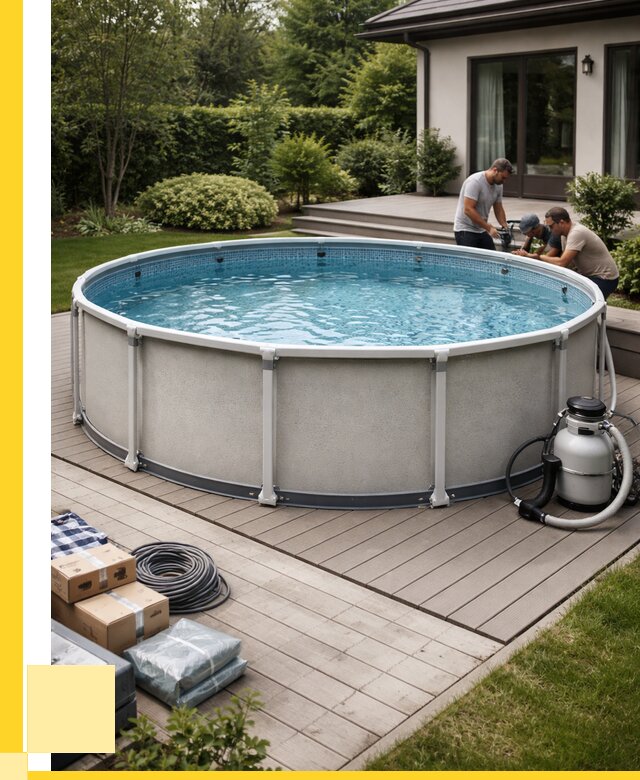 Купить каркасные бассейны в Донецке от 49266 р. | ЭриданДнк