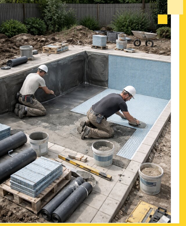 Проектирование и строительство стационарных бассейнов в Донецке