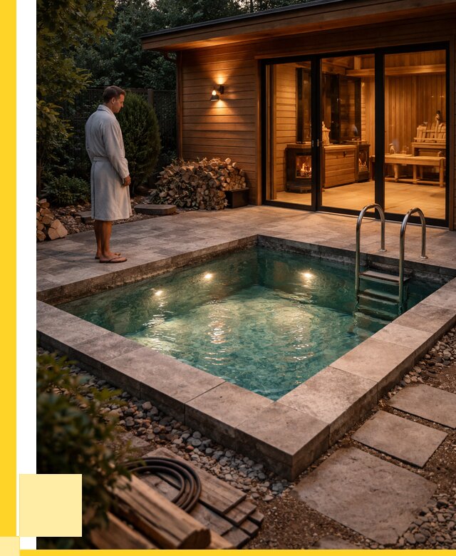 Бани с бассейном под ключ в Донецке от 104006 р. | ЭриданДнк