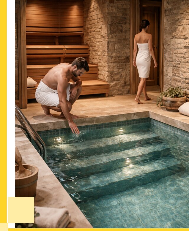 Сауна с бассейном под ключ в Донецке от 131376 р., ЭриданДнк