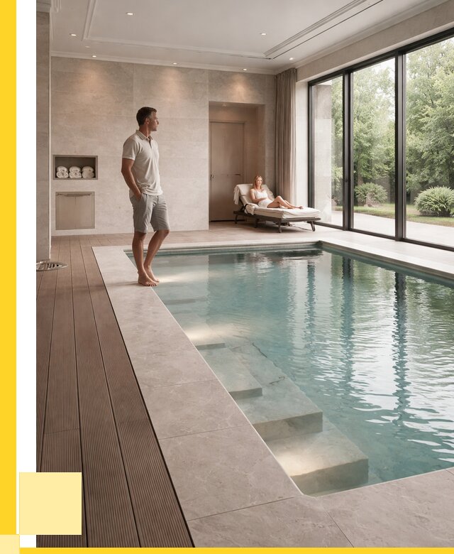 Бассейны в коттедже под ключ в Донецке от 1313760 р. | ЭриданДнк