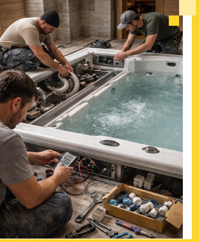 Гидромассажные бассейны под ключ в Донецке, дизайн и монтаж