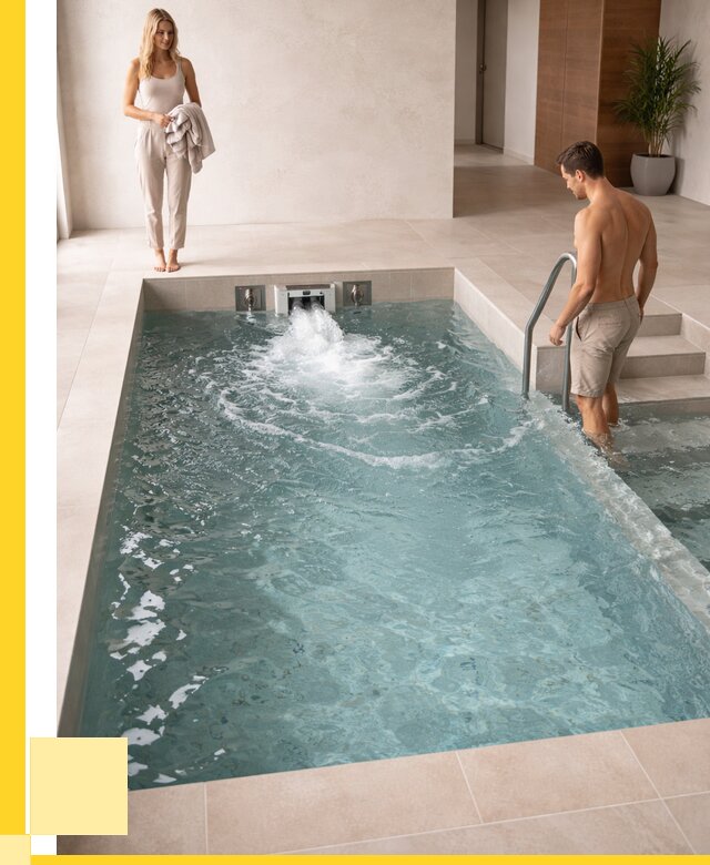 Бассейн с противотоком в Донецке от 273700 р. | ЭриданДнк